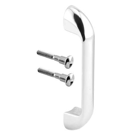 Prime-Line Door Pull, 3-1/2 in. Hole Centers, Cast Stainless Steel, Satin Finish (Single Pack) 656-9405